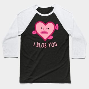 Blobfish love valentines day couple design gift Baseball T-Shirt